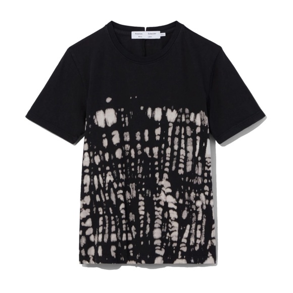 PROENZA SCHOULER WHITE LABEL Tie-dye Slim-fit T-shirt - Picture 2 of 7